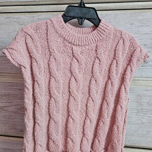 ZARA Pink Sleeveless sweater